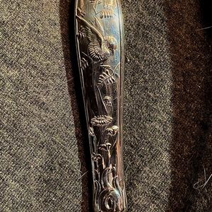 Tiffany and Co “Audubon” 925 Silver Cheese Server.